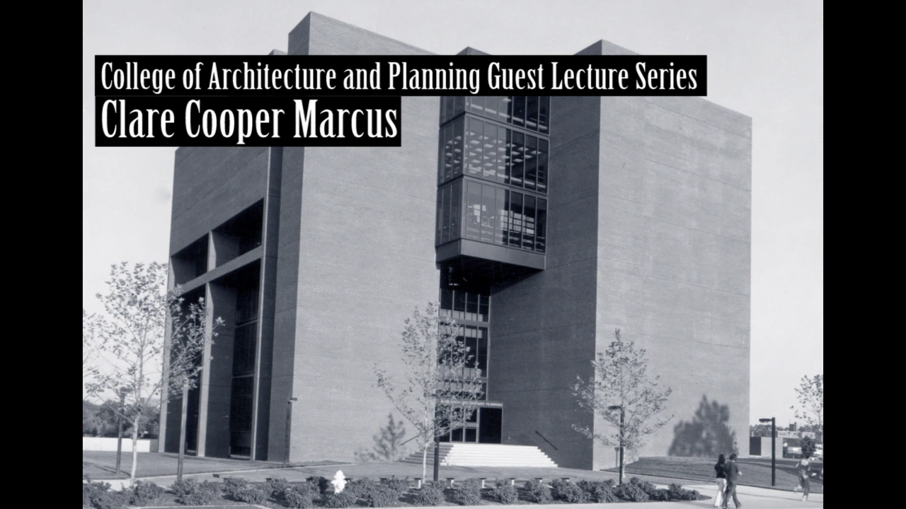 Clare Cooper Marcus, "People and places : post occupancy evaluation of design open spaces", 1981