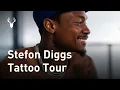 Stefon Diggs shares his secret and favorite Tattoos with Mad Rabbit