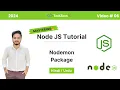 Node JS Tutorial What is Nodemon Installation Usage Explained Hindi Urdu