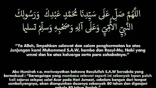 bacaan selawat 80 kali selawat penghapus dosa 80 tahun habib ali zaenal abidin