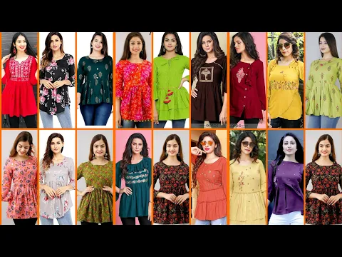 Download MP3 Ladies shirts designs/jeans top design for girls and women/ images/stitching patterns ideas