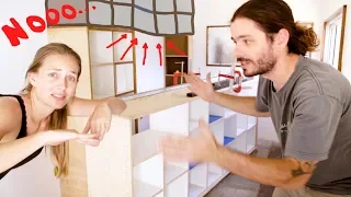 Our Plywood Wardrobe FAILED!! 😱 LTP #063