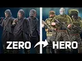 Three VETERANS Run through each map NAKED Zero 2 Hero Challenge