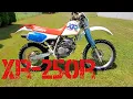 HONDA XR 250 - Cold Start