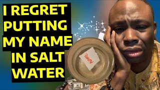 i regret putting my name in salt water i wish i knew this before now