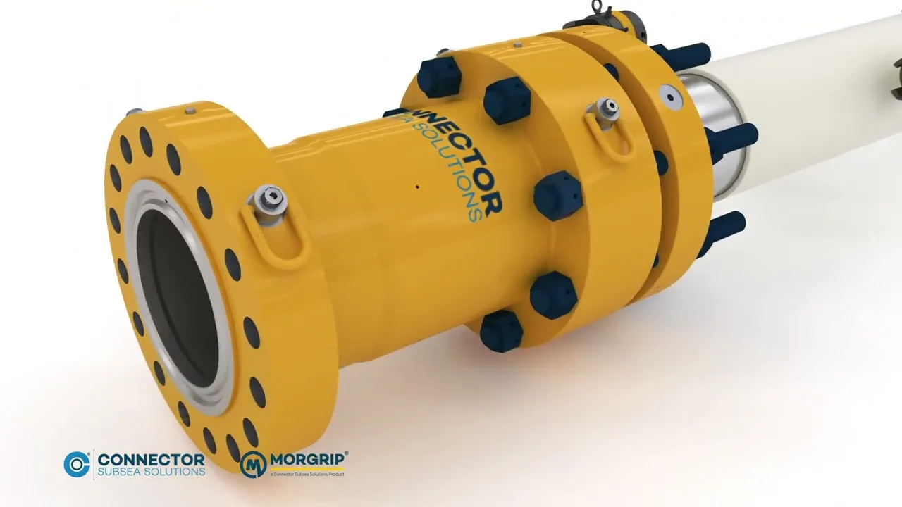 Connector Subsea Solutions 3D product ad cinematic video