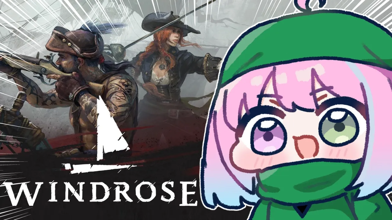 【 Windrose / ウィンドローズ 】帆を上げろ！荒れ狂うカリブ海を生き残れなのら！！！🏴‍☠️☠【姫森ルーナ/ホロライブ】