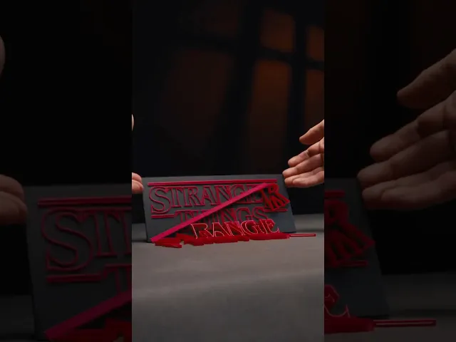 Stranger Things Plate.3mf video thumbnail