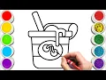 Yogurt Drawing Painting Coloring For Kids and Toddlers - Child Art