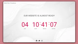 How to Create a Countdown Timer Using HTML CSS and JavaScript