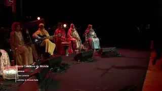أغنية   مزين اللمة وقعاد الخاوة   من اداء الفنانة البشارية سعاد عسلة    دندنها