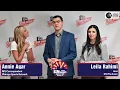 2025 BSM Summit Annie Agar of Chicago Sports Network and Leila Rahimi of 670 The Score