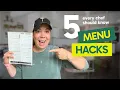 How To Design A Restaurant Menu People Will CRAVE