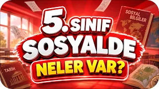5. Sınıf Sosyalde Neler Var ❓Keyifli Konular Seni Bekliyor ☺️