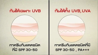  ครีมกันแดดที่ดีต้องป้องกันรังสีอะไรบ้าง 