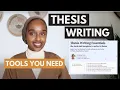 Everything You Need To Write Your Thesis 5x Quicker Masterclass