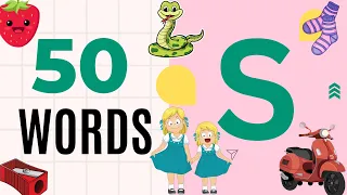 S Letter Words 50 Words That Start With S S Letter Words Vocabulary