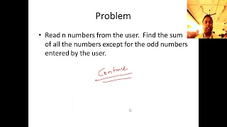 5 - Introduction to Python continue statement and while loop