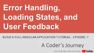 Build a Full Angular Application - Communicating with a REST API using HttpClient RxJS