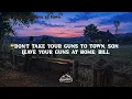 Johnny Cash - Don't Take Your Guns to Town (1958 Version) (Lyrics)