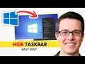 Hide Taskbar While Playing Games in Windows 2026