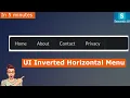 semantic ui inverted horizontal ui menu horizontal menu semantic content segment for navigation