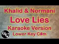 Khalid & Normani - Love Lies Karaokes Cover Instrumental Lower Key C#m Mp3 Song Download