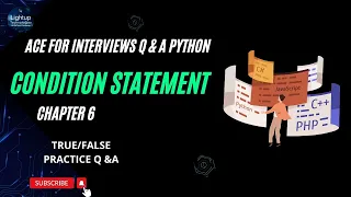 Ace for Interviews Q A Python Chapter 6 True or False Practice Questions
