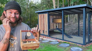 I built a RIDICULOUSLY nice chicken coop for special hens