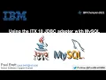 Using the ITX 10 JDBC adapter with MySQL
