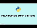 FEATURES AND APPLICATIONS OF PYTHON PROGRAMMING BY PRABHUREDDY SVCE
