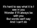 Sister Hazel All for You Lyrics