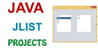 How to use JList in Java