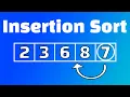Insertion Sort Algorithm Explained with Full Python Code