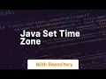java set time zone