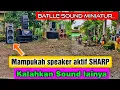 Lagu Miniature sound challenged by active sound. Everyone immediately gets nervous😱😱