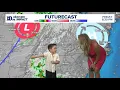 Mini Meteorologist Corbin helps Rebecca Sweet with the weekend forecast
