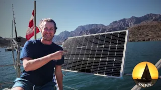 How To Install PIVOTING SOLAR On A Sailboat – Turning Lifelines Into Solar Mounted Railings!