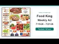 Food King Weekly Ad 26 - 26 Top 10 Deals