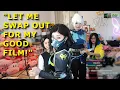 Aria sits on Pokimane s lap on Emiru s stream