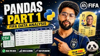 Learn Pandas with FIFA Dataset Part 1 Beginner to Pro