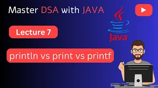 Lecture 7 print println printf in Java Beginner-Friendly