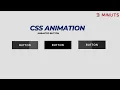 Animated BUTTON With HOVER Using HTML And CSS