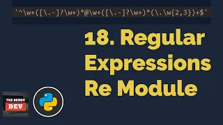 Regular Expressions Re Module Python Tutorials For Beginners