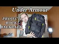 Under Armour Project Rock Backpack Review Military tactical Gear