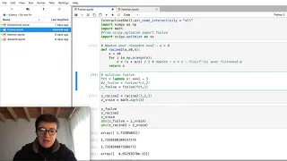 Fonction fsolve native python scipy resolution d equations non lineaires Python pour les maths