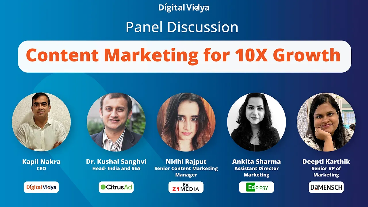 Panel Discussion: Content Marketing for 10x Growth