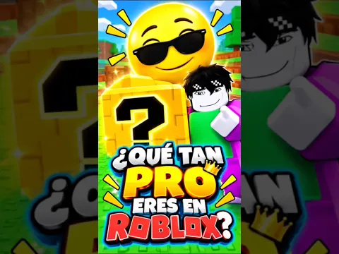 QUE TAN PRO ERES EN ROBLOX ?😎 #roblox #robloxshorts