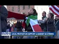 Protests in Seattle area in support and against US strikes in Iran