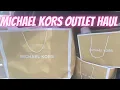 MICHAEL KORS OUTLET HAUL 2022 SIGNATURE PINK unboxing